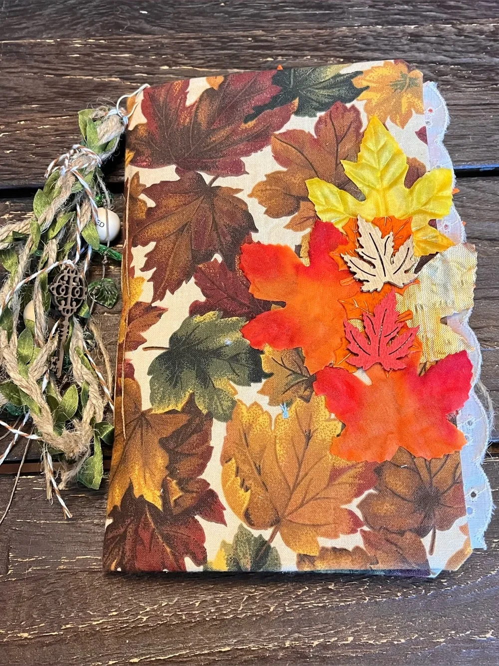 Fall Junk Journal Thanksgiving Autumn Holiday Softcover 2 Signatures Decorated